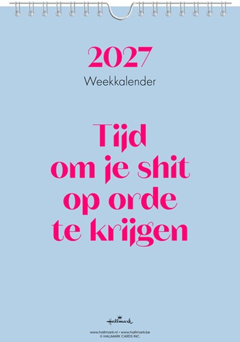 Weekkalender 2027 &C 165x230mm nederlands