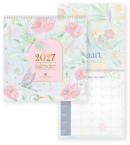 Maandkalender 2027 Turnowsky 290x290mm internationaal-2