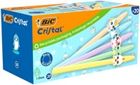 Balpen Bic Cristal dierenfiguren assorti