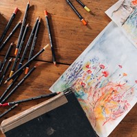 Aquarelpotlood Staedtler Mars Lumograph set à 12 kleuren-4