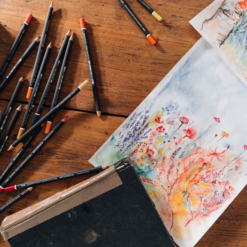 Aquarelpotlood Staedtler Mars Lumograph set à 12 kleuren-4