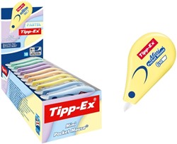 Correctietape Tipp-Ex mini pocket mouse 5mmx5m pastel assorti