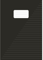 Schrift Kangaro A4 lijn 80 pagina's 60gr zwart pak à 5 stuks