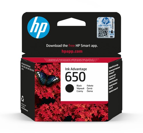 Inktcartridge HP CZ101A 650 zwart