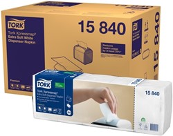 Servet Tork N4 Xpressnap Premium 1/4 vouw 2-laags 213x330mm 500 vel wit 15840