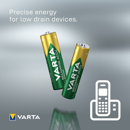 Batterij VARTA oplaadbaar Accu Phone 2x AAA 550mAh-3