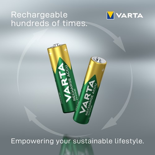 Batterij VARTA oplaadbaar Accu Phone 2x AAA 550mAh-1