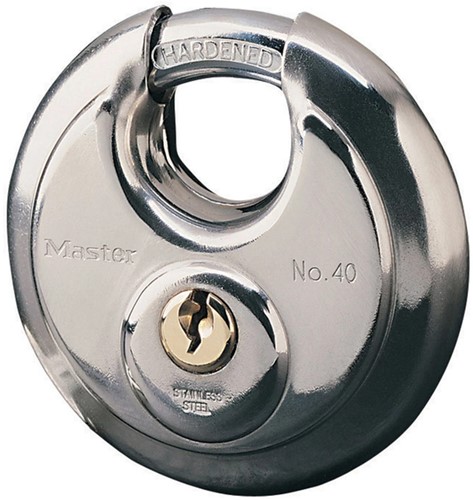Hangslot MasterLock discus versterkte beugel rvs 70mm