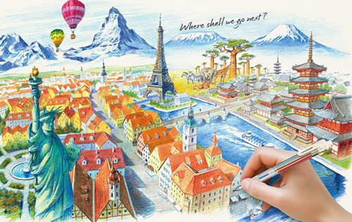 Vulpotlood Pentel XPH804 2.0mm multi 8 kleuren-1