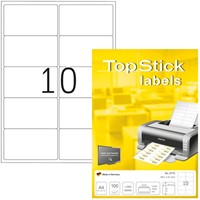 Etiket TopStick 8773 99.1x57mm wit 1000 stuks