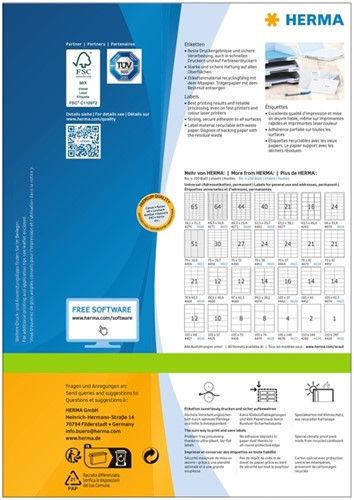 Etiket HERMA 4654 105x39mm premium wit 1400 stuks-2