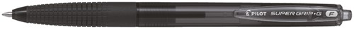 Balpen PILOT Super Grip G fijn zwart