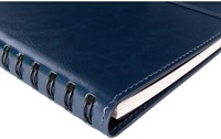 Notitieboek Multo Hannibal A5 blauw kunstleder-1