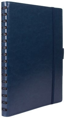 Notitieboek Multo Hannibal A5 blauw kunstleder-2