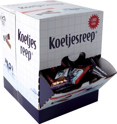 Chocolade Koetjesreep mini circa 180 stuks