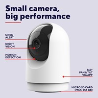 Beveiligingscamera Trust IPCAM-2700 binnenshuis Wi-Fi wit-1