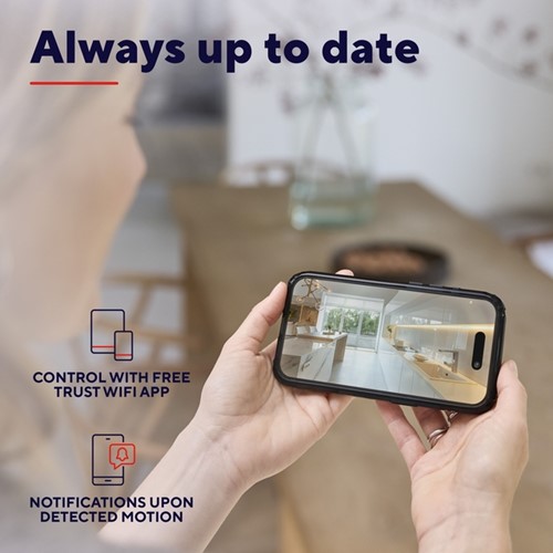 Beveiligingscamera Trust IPCAM-2700 binnenshuis Wi-Fi wit-3