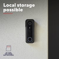 Deurbelcamera Trust DOORCAM-3000B Wi-Fi zwart-3