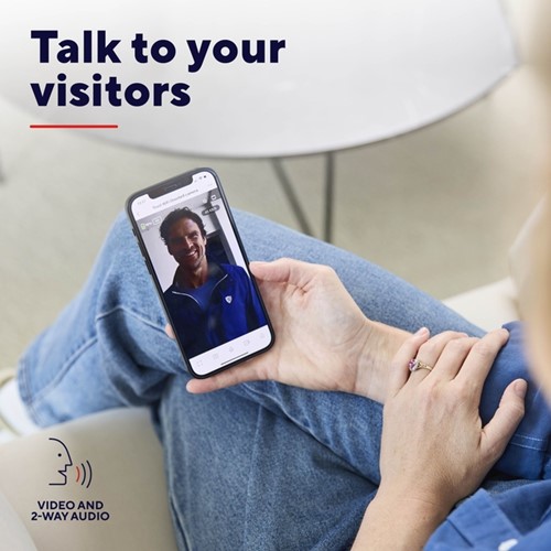 Deurbelcamera Trust DOORCAM-3000B Wi-Fi zwart-4