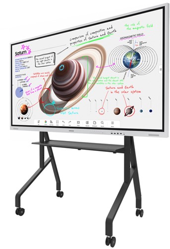 Mobiele vloersteun Neomounts MOVE Go 55-86" max 900x600 zwart-3