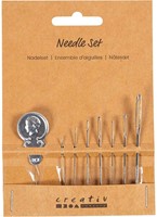 Naaldenset Creativ Company blister à 8 delen zilver