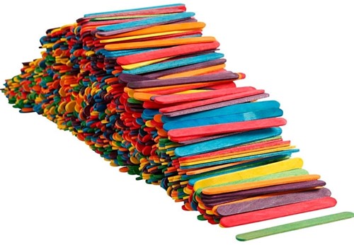 Constructiehoutjes Creativ Company hout set à 1000 stuks assorti