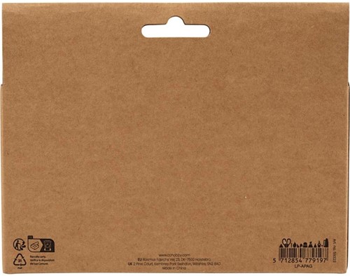 Blikjes Creativ Company cirkel en vierkant set à 4 stuks zilver-3