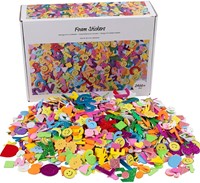 Foamstickers Creativ Company diverse vormen zelfklevend doos à 2640 stuks assorti-2