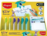Oefenpen Maped Kidy Learn Magic uitwisbaar display à 18 stuks assorti-2