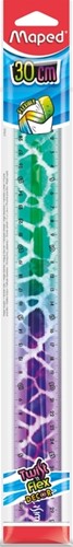 Liniaal Maped Twist 'n Flex Decor Animals 30cm display à 20 stuks assorti-2