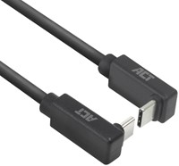 Kabel ACT USB-C hoek boven/beneden 10Gbps 1m