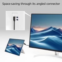 Kabel ACT USB-C hoek boven/beneden 10Gbps 2m-3