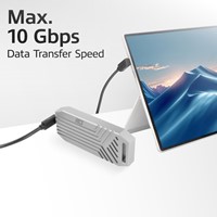 Kabel ACT USB-C hoek boven/beneden 10Gbps 2m-3
