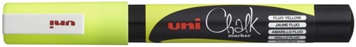 Krijtstift Uni-ball chalk rond 0.9-1.3mm  fluor geel-2