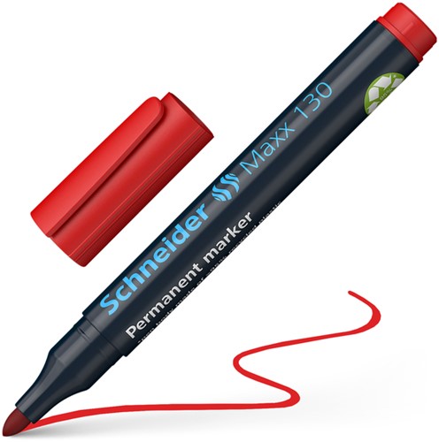 Permanent marker Schneider Maxx 130 rond 1-3mm assorti 4 stuks-2