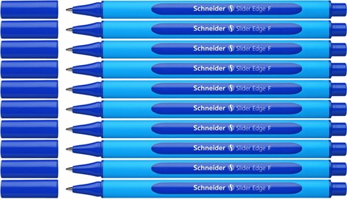 Balpen Schneider Slider Edge fijn blauw-3