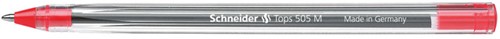 Balpen Schneider Tops 505 medium rood-2