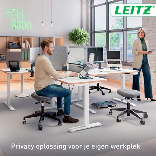 Bureauscherm Leitz in hoogte verstelbaar 70x60cm-2