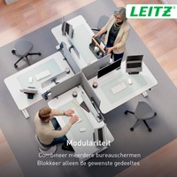 Bureauscherm Leitz in hoogte verstelbaar 70x60cm-4