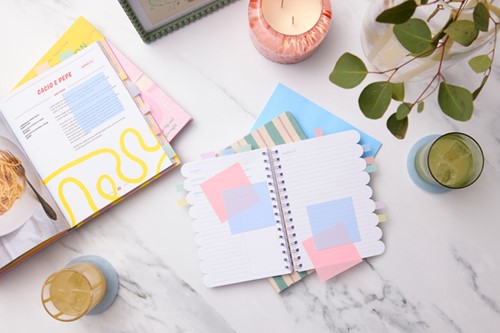 Memoblok Post-it 3M 73x73mm Transparant blauw-3