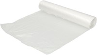 Afvalzak Hynex 50x55cm HDPE recycled T15 25L transparant rol à 50 stuks-1