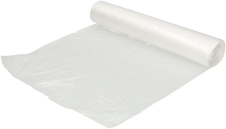 Afvalzak Hynex 50x55cm HDPE recycled T15 25L transparant rol à 50 stuks-1