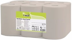 Handdoekrol E-Tissue Q14 Matic XL klein 2-laags 130m naturel 127315