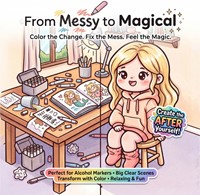Kleurboek Cute Cozy From Messy to Magical
