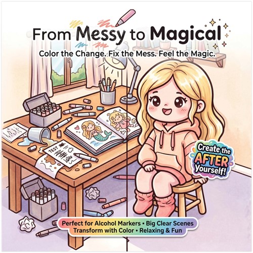 Kleurboek Cute Cozy From Messy to Magical-2