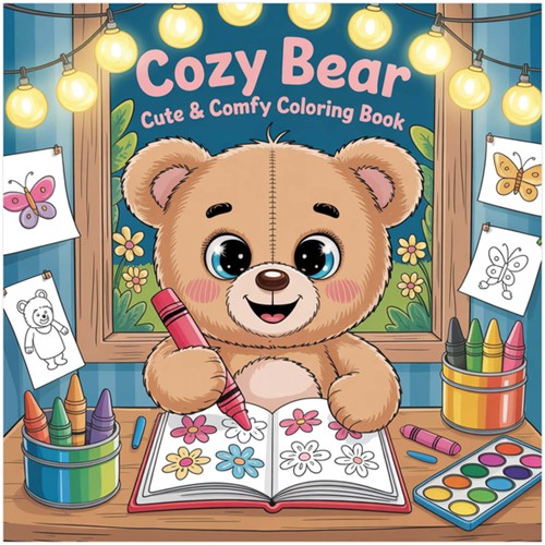 Kleurboek Cozy Bear 1-2