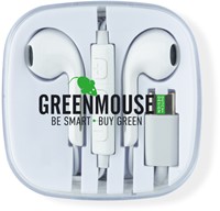 Oortelefoon Green Mouse USB-C blisterverpakking-2