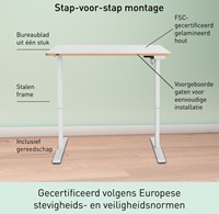 Zit-sta bureau Leitz Ergo elektrisch 120x70cm-2