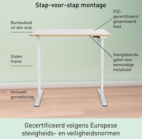Zit-sta bureau Leitz Ergo elektrisch 120x70cm-2