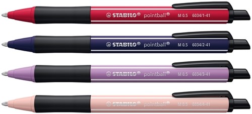 Markeerstift STABILO Boss en balpen STABILO Pointball Wildflower ass-2